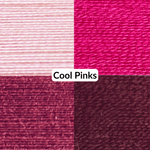 Cool Pinks - Cotton Quilting Thread Set