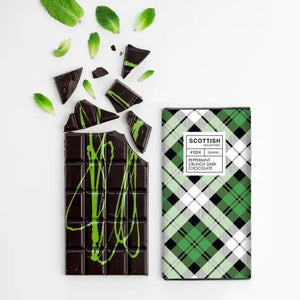 Peppermint Crunch Dark Chocolate Bar by Quirky Chocolate
