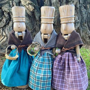 Kilted Outlander Inspired Nutcrackers - Jamie and Claire Options!