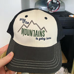 Going to the Mountains is Going Home Embroidered Hat - Multiple Customizable Options