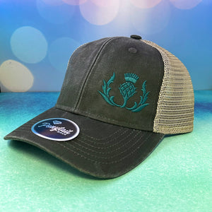 Scottish Thistle Silhouette Hat - Multiple Customizable Options