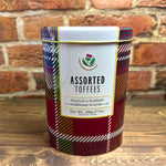 Assorted Toffee Tartan Tin 7oz