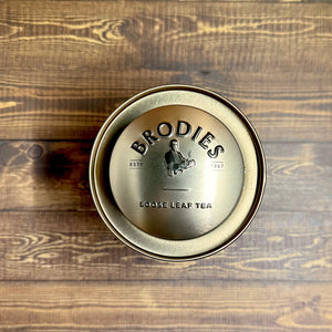 Brodie's Loose Leaf Tea in Beautiful Scottish Thistle Tin