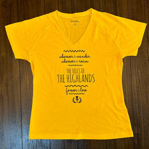 Wander and Rove Highlands Women's V-Neck Shirt