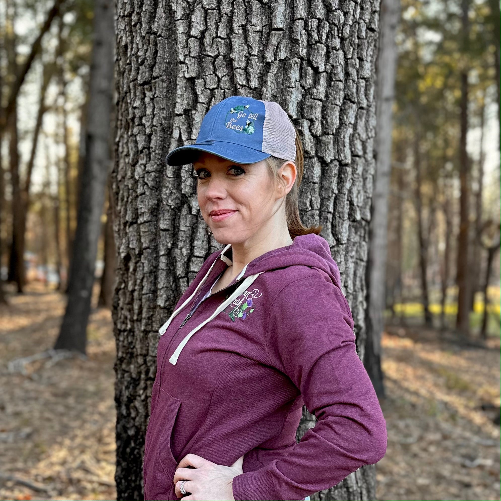 Go Tell the Bees Embroidered Hat - Outlander Inspiration