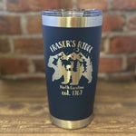 Fraser's Ridge Est.1767 Laser Engraved Powder Coated 20oz Double Walled Insulated Tumbler - Outlander Inspiration