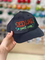 "Red Hair Don't Care" Irish Shamrock Embroidered Hat