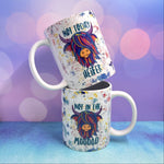Highland Coo Not Today Heifer or Not in the Mooood Colorful 11oz Ceramic Mug