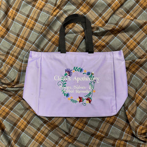 Claire's Apothecary Spring Floral Wreath Tote Bag - Outlander Inspiration