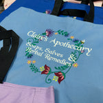 Claire's Apothecary Spring Floral Wreath Tote Bag - Outlander Inspiration