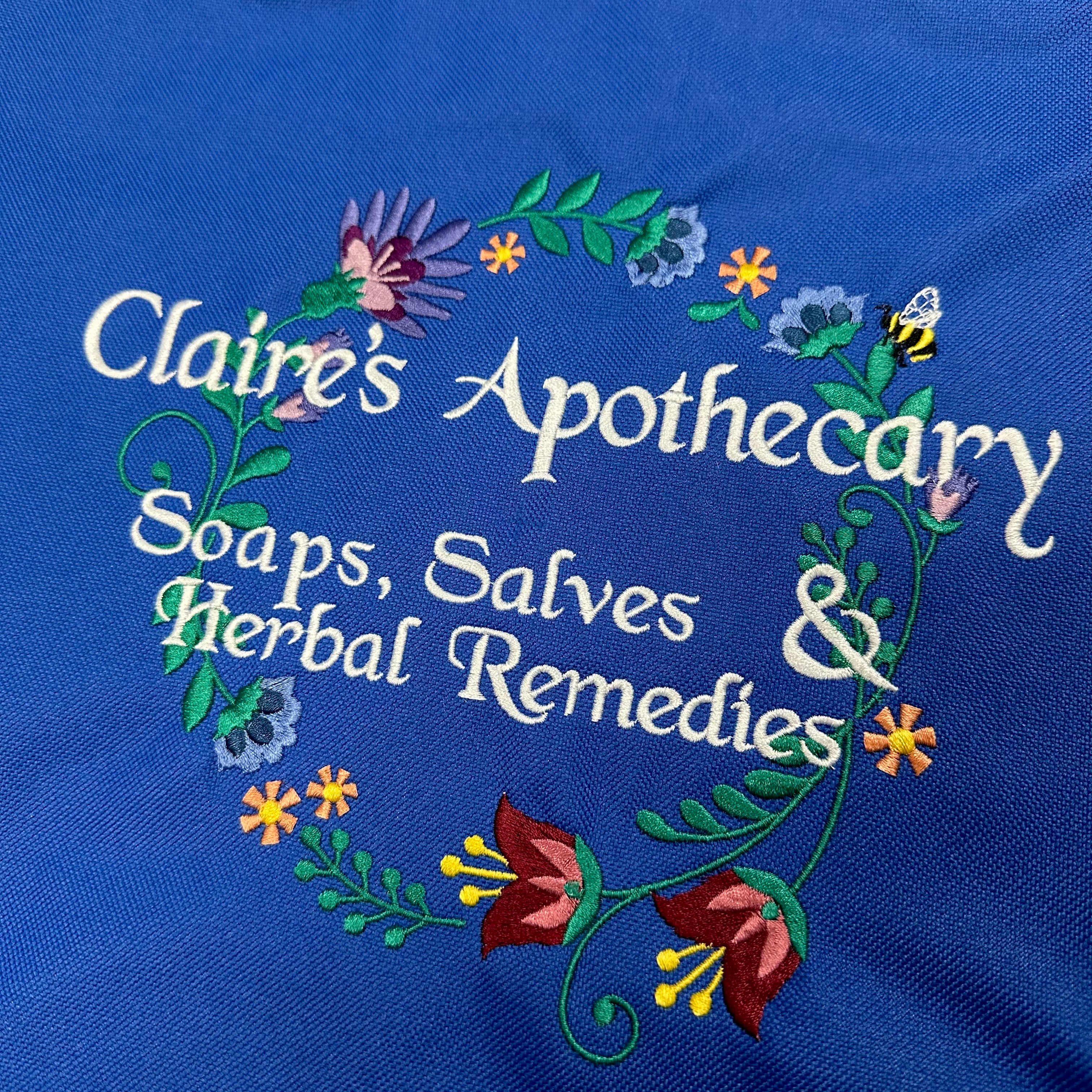 Claire's Apothecary Spring Floral Wreath Tote Bag - Outlander Inspiration