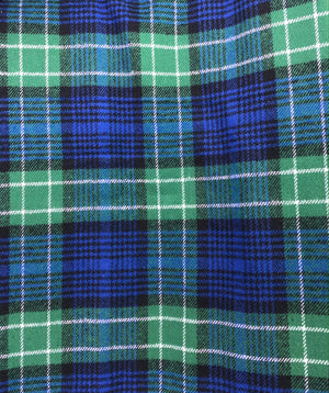 Classic Green, Blue, and White Plaid Flannel Infinity or Blanket Scarf