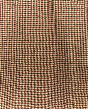 Houndstooth in Chestnut and Dark Browns, and Tan Plaid Flannel Infinity or Blanket Scarf