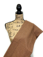 Houndstooth in Chestnut and Dark Browns, and Tan Plaid Flannel Infinity or Blanket Scarf
