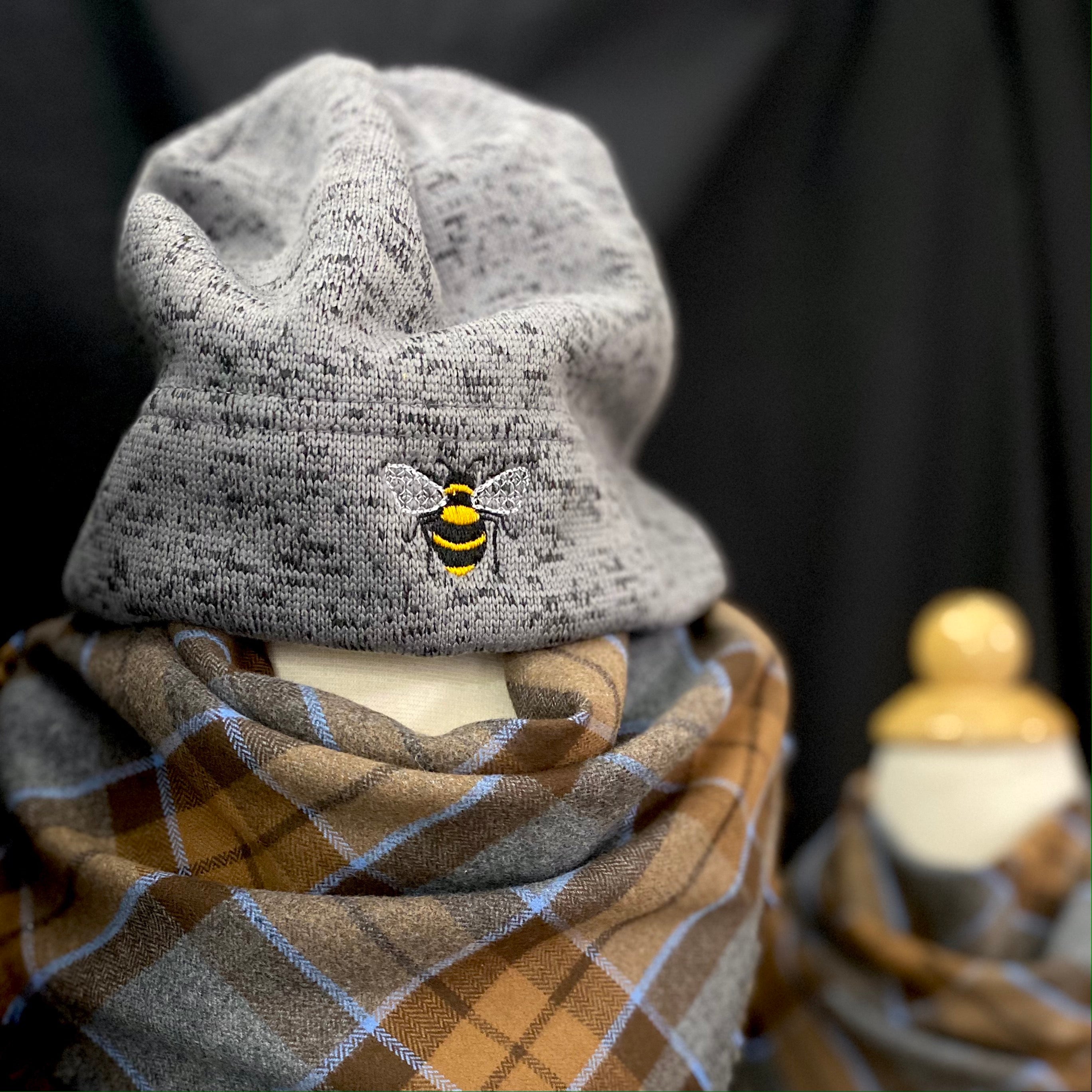 Go Tell the Bees inspired Honeybee Embroidered Beanies