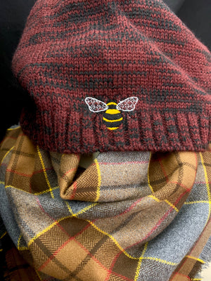 Go Tell the Bees inspired Honeybee Embroidered Beanies