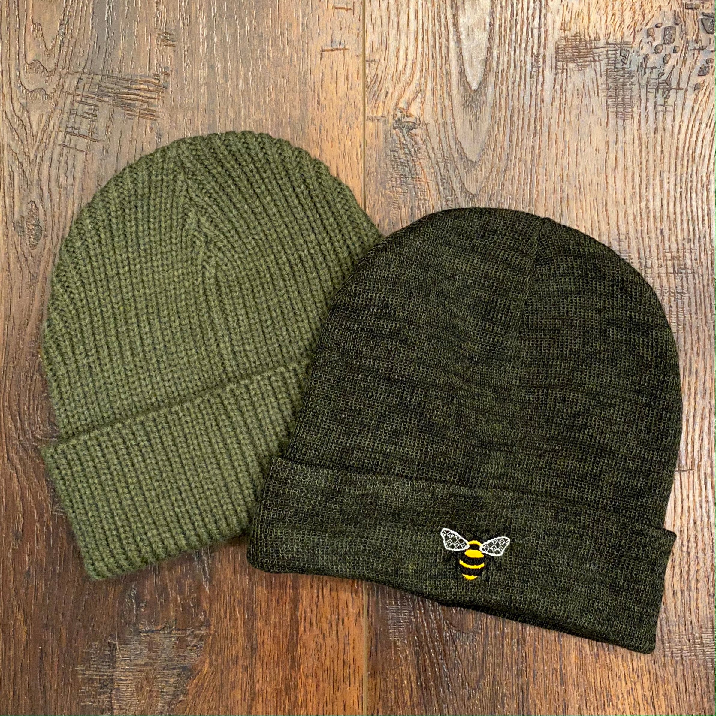 Go Tell the Bees inspired Honeybee Embroidered Beanies