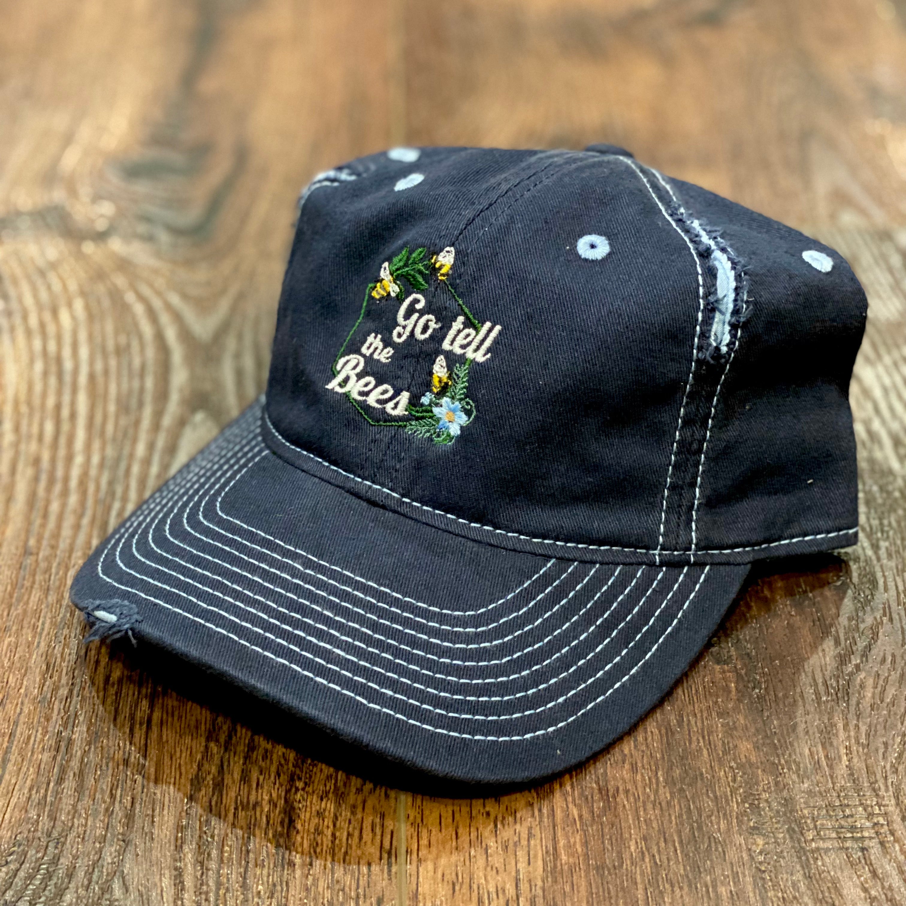 Go Tell the Bees Embroidered Hat - Outlander Inspiration