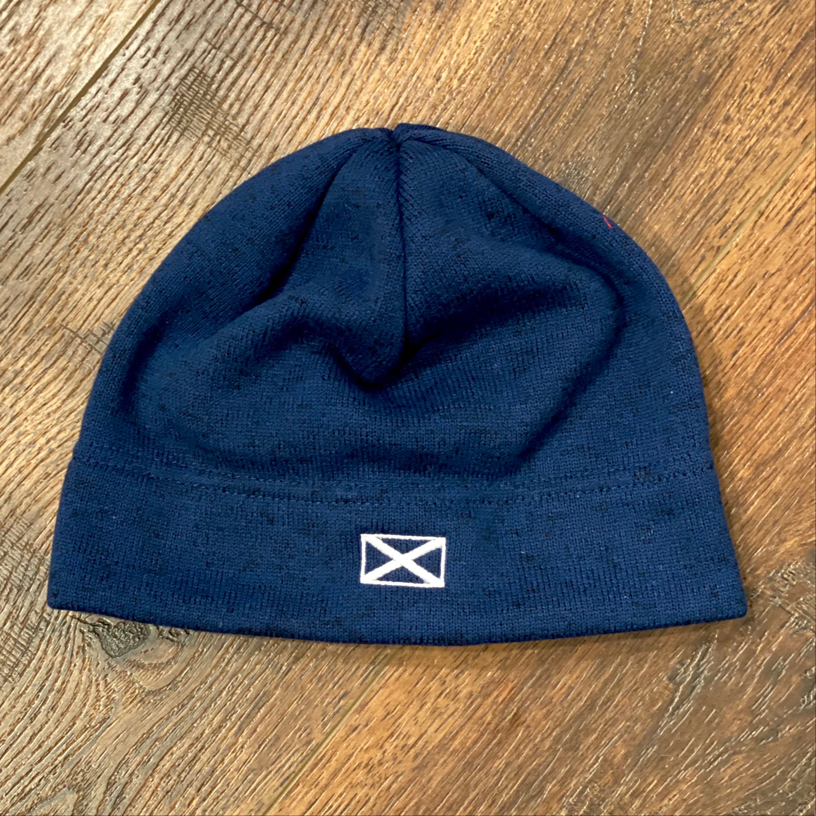 Saltire Flag of Scotland Embroidered Sweater Fleece Beanie