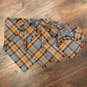 Outlander Inspired Tartan Bandanas for Kids, Adults, and Dogs