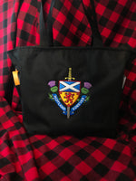 Scotland Forever Embroidered Emblem Tote Bag