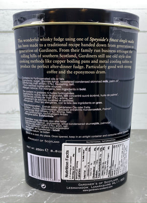 Glenfarclas Scotch Whisky Fudge Tin