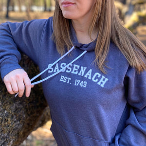 Sassenach Collegiate Embroidered Soft Fleece Unisex Sweatshirt Hoodie - Outlander Inspiration