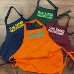 Star Baker Embroidered Apron - Multiple Apron Color/Style Options