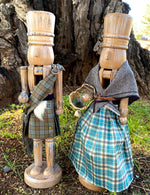 Kilted Outlander Inspired Nutcrackers - Jamie and Claire Options!