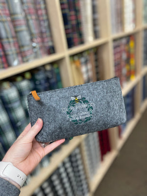 Claire's Apothecary Embroidered Felt Zipper Pouch