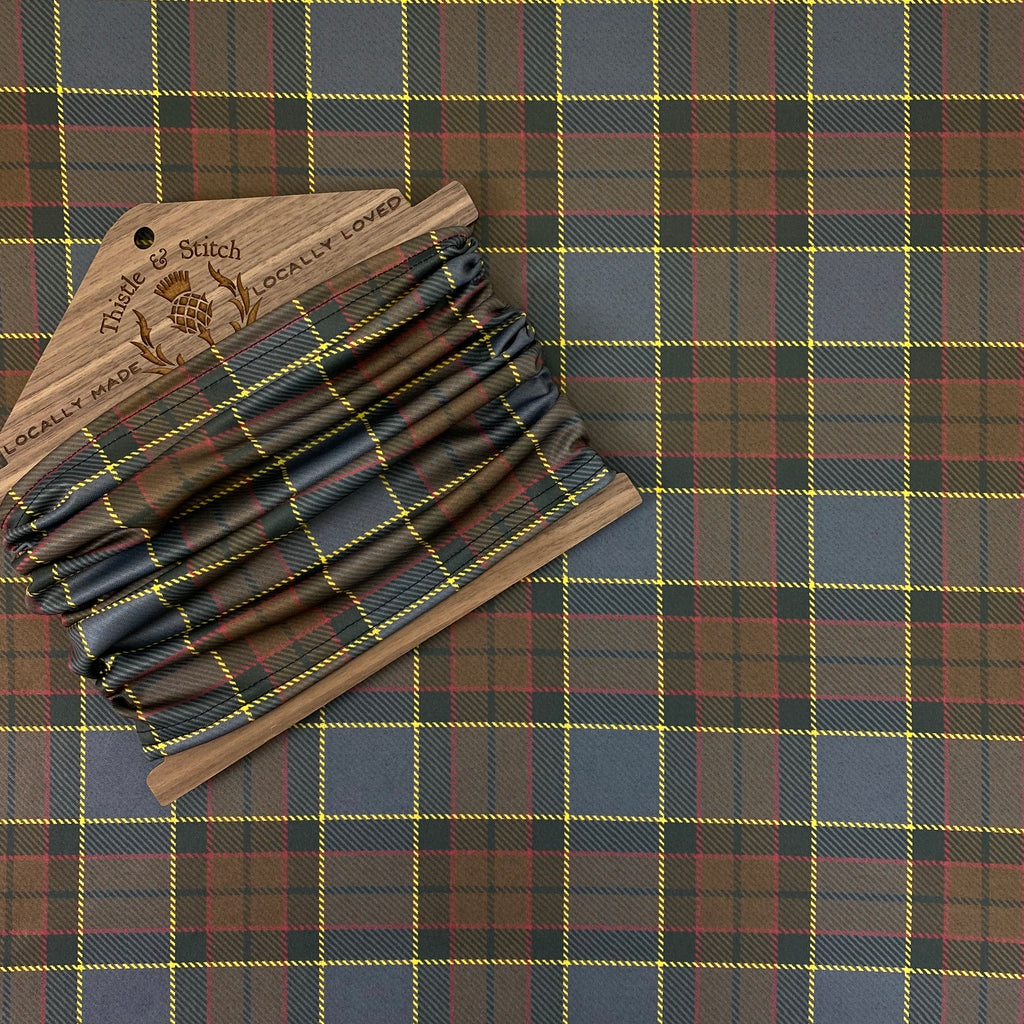 Outlander Fraser Tartan Neck Gaiter/Face Covering