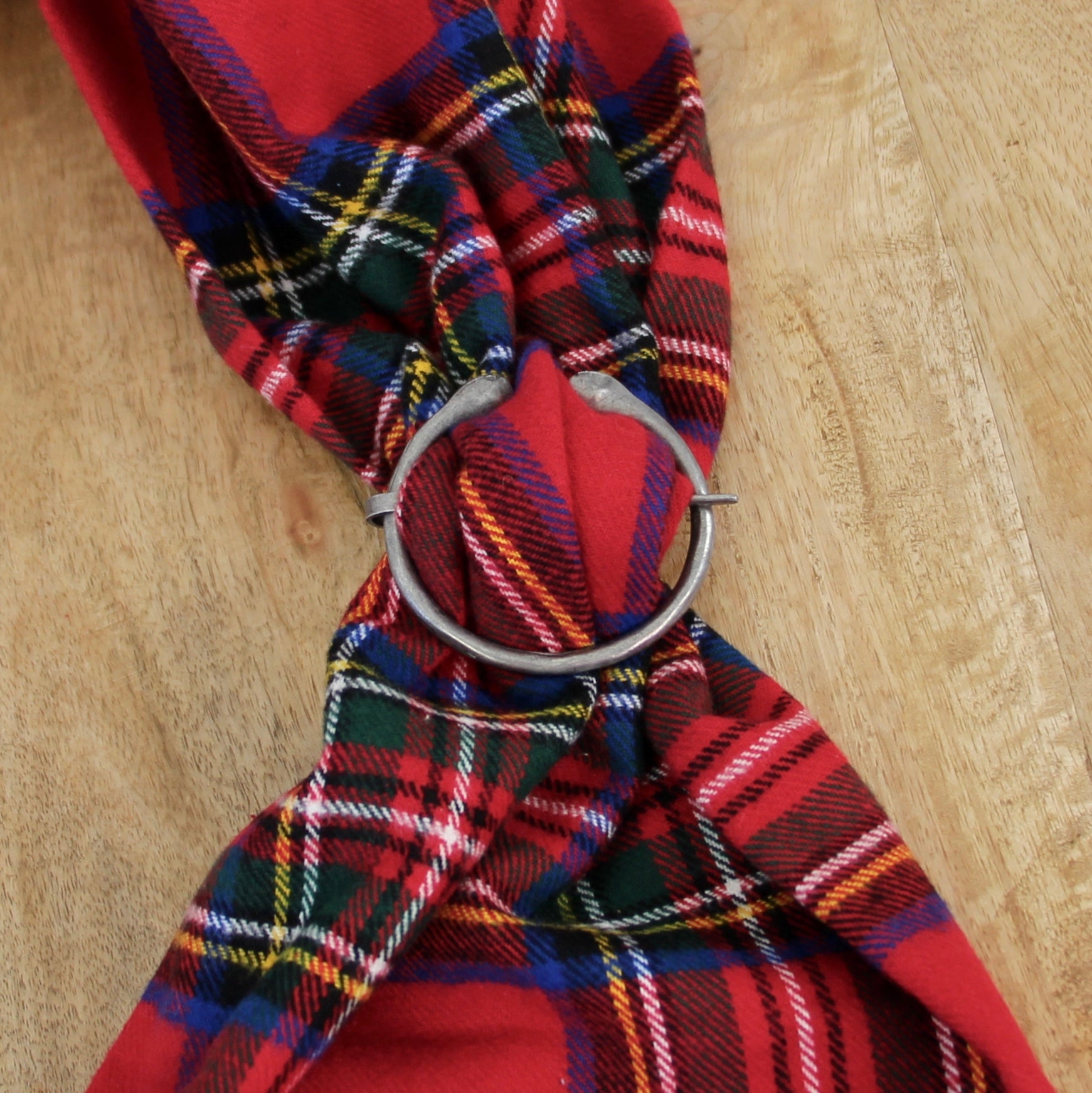 Celtic Antiqued Rounded Tip Penannular Brooch, Cloak Pin, Scarf Ring
