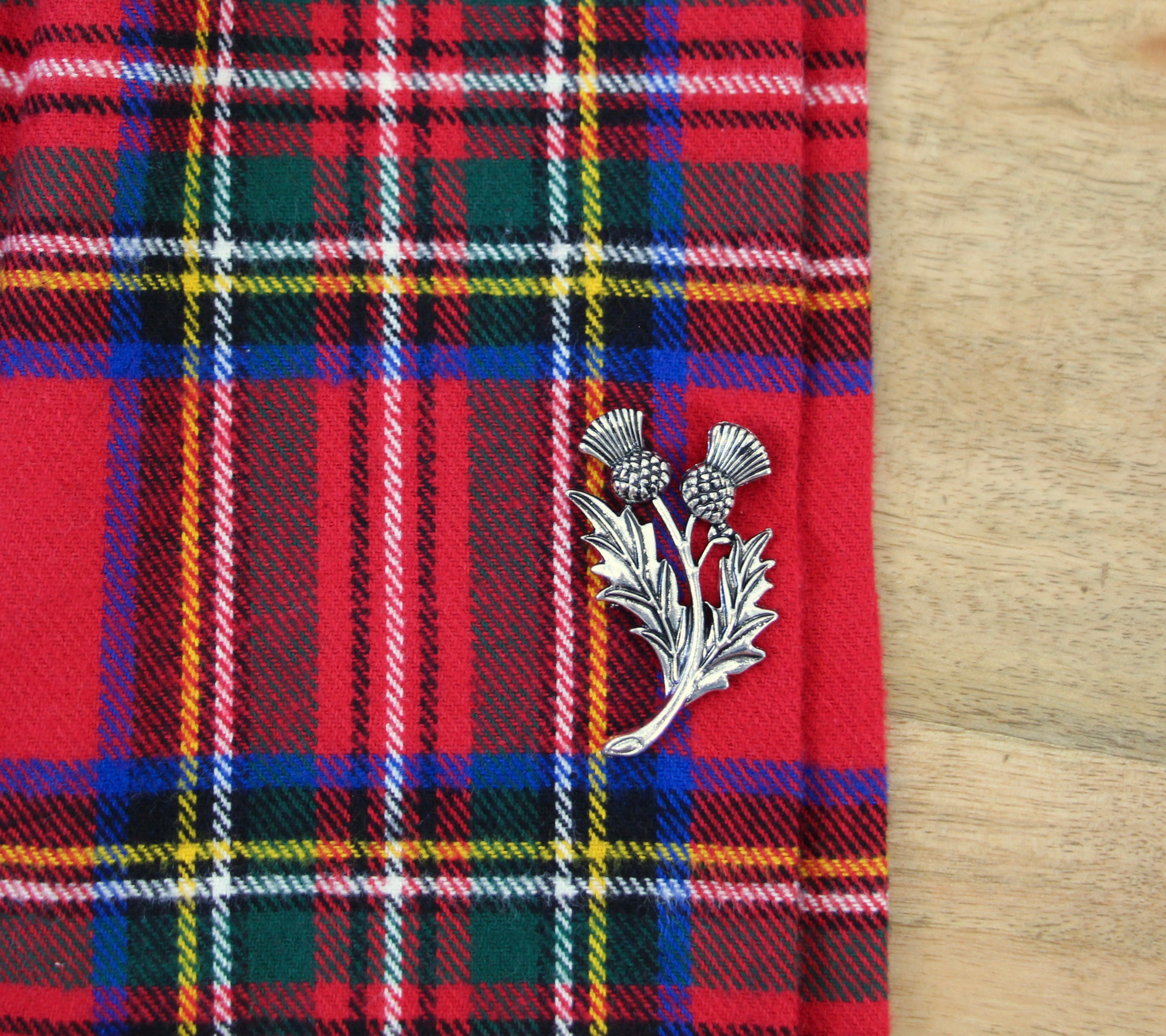 Broche Écossais Chardon Scottish Thistle - Pin Costume Homme Femme