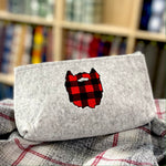 Beard Collection Embroidered Man Bags for Grooming Kit