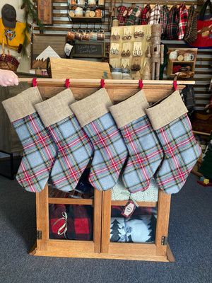 Tartan Lined and Padded Christmas Stockings - Customizable