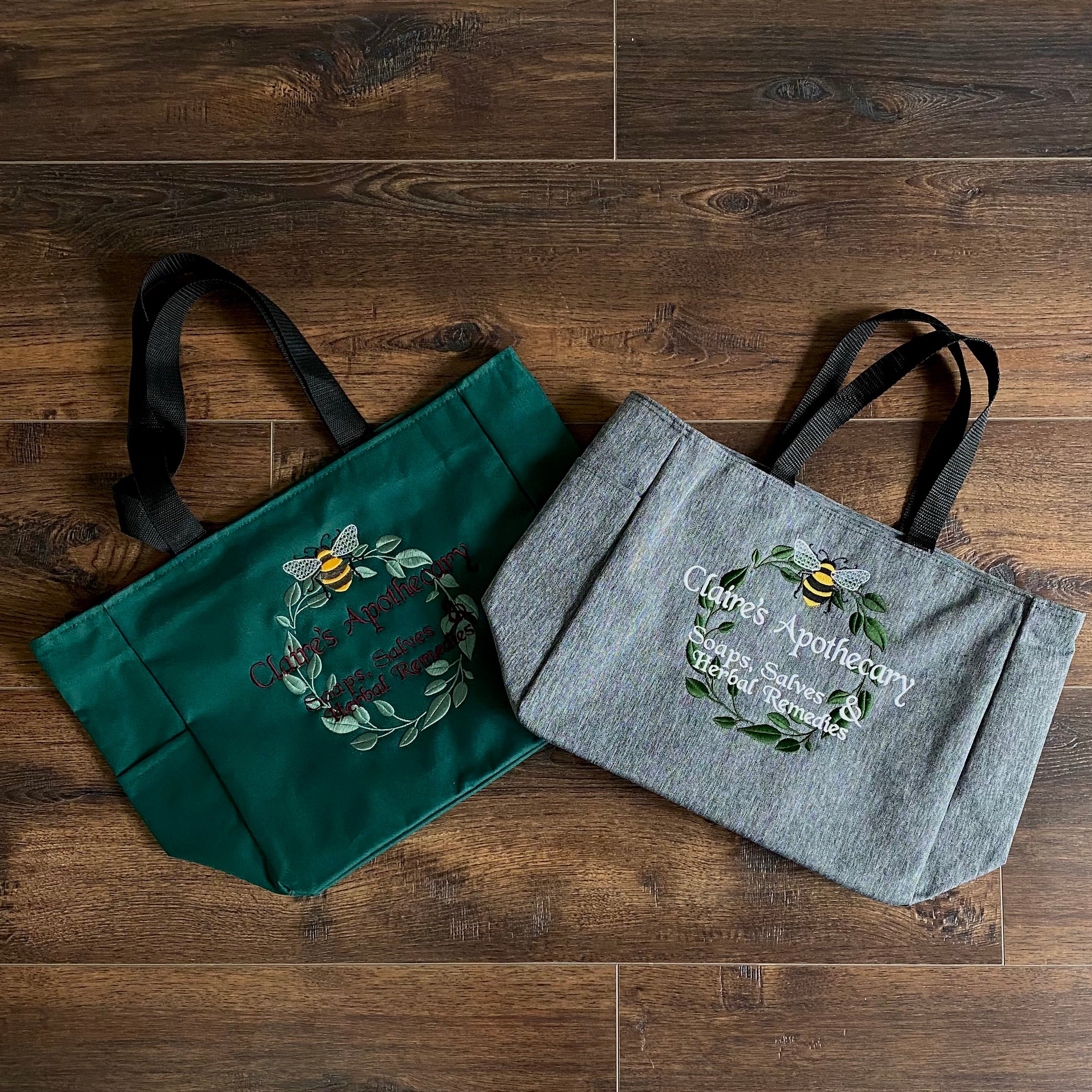 Claire's Apothecary Embroidered Tote Bag - Outlander Inspiration