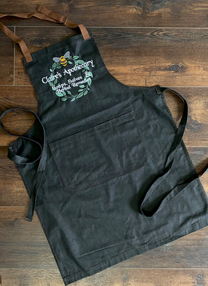 Claire's Apothecary Embroidered Apron - Outlander Inspiration