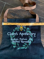 Claire's Apothecary Embroidered Apron - Outlander Inspiration