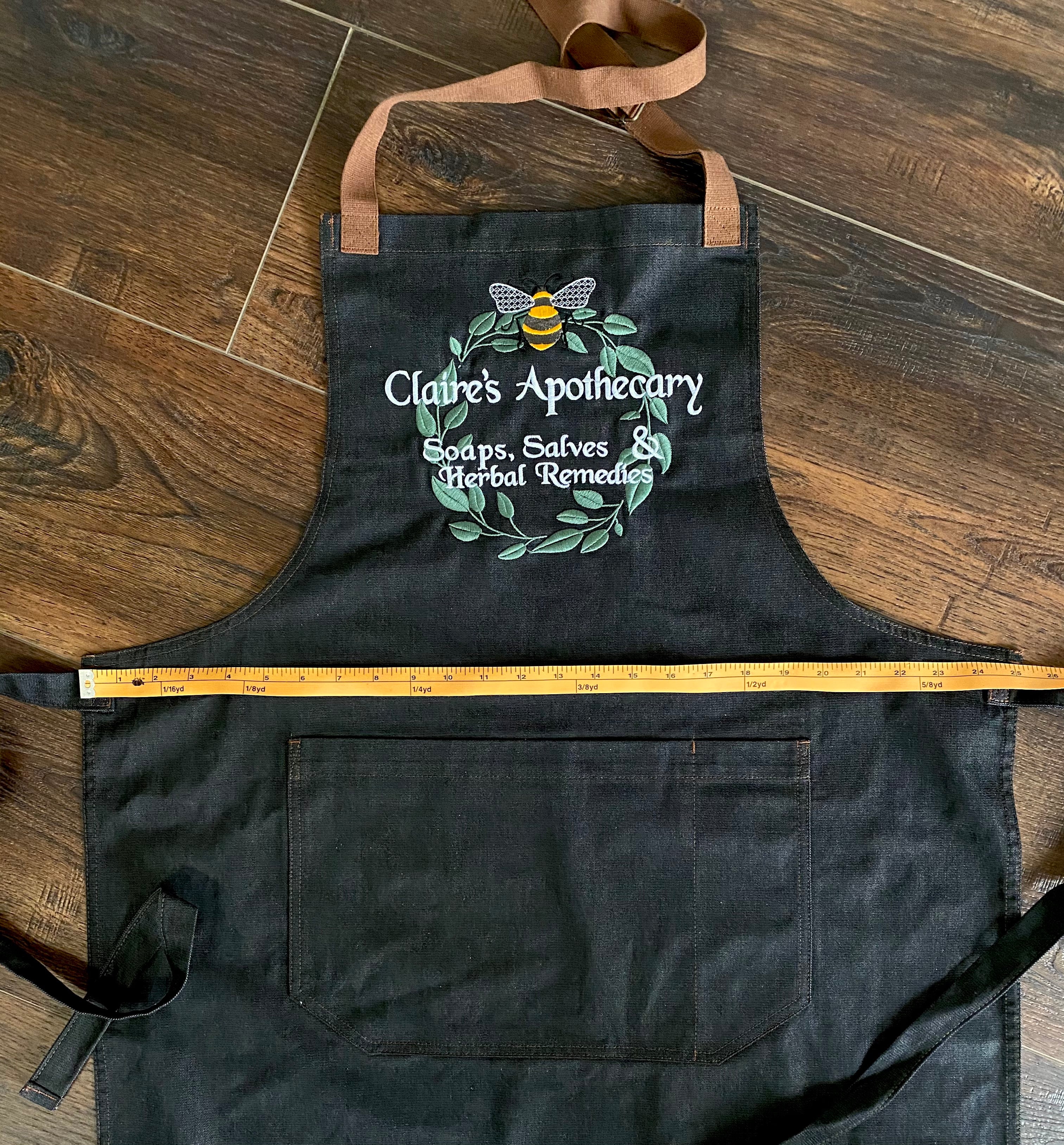 Claire's Apothecary Embroidered Apron - Outlander Inspiration