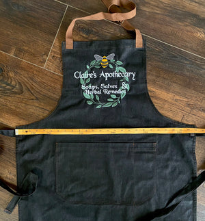 Claire's Apothecary Embroidered Apron - Outlander Inspiration