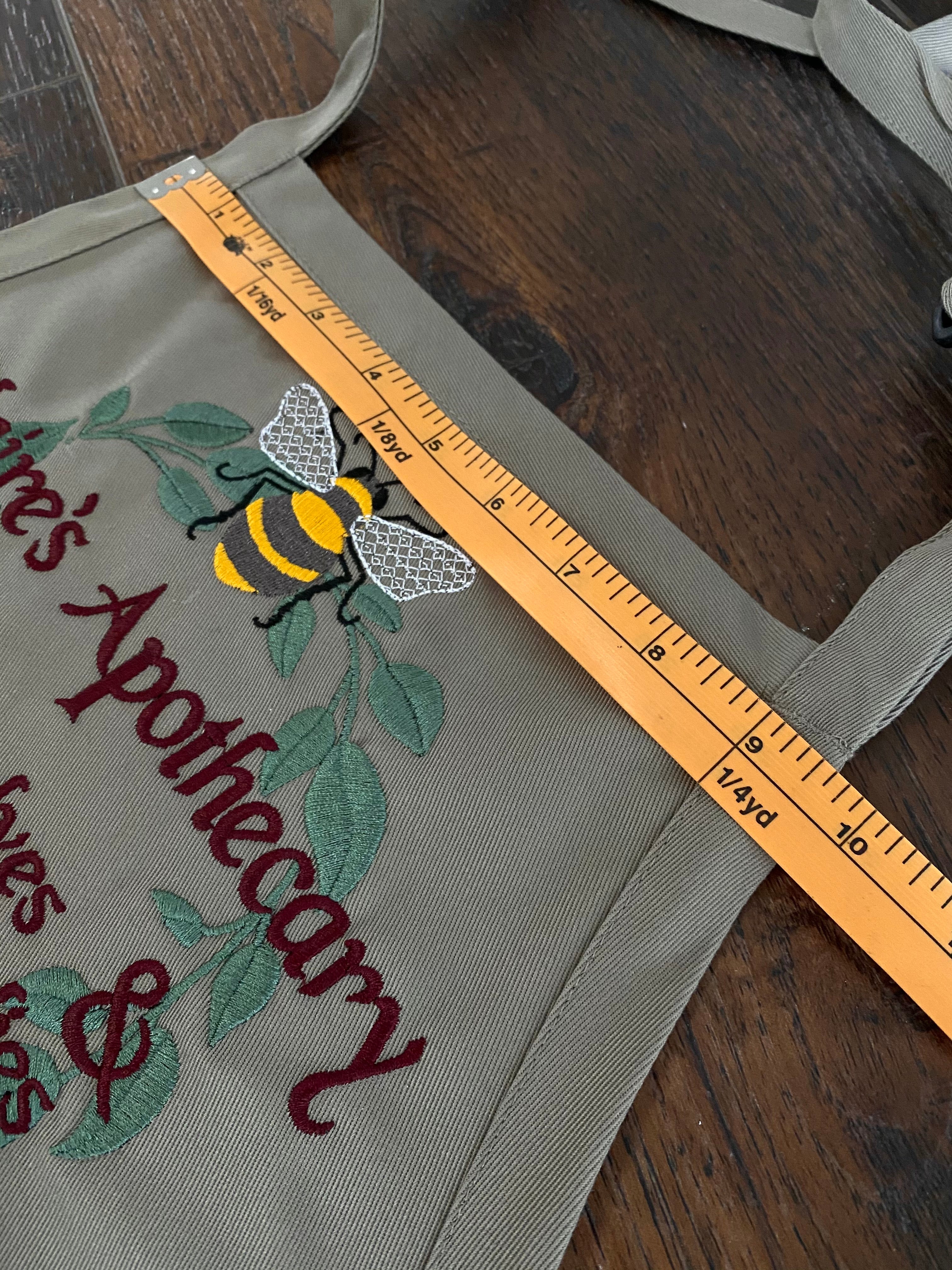 Claire's Apothecary Embroidered Apron - Outlander Inspiration