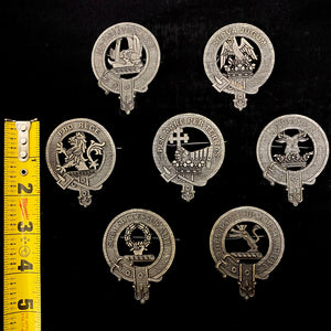 2.5" Clan Badge Collection - 7 New Clan Badges