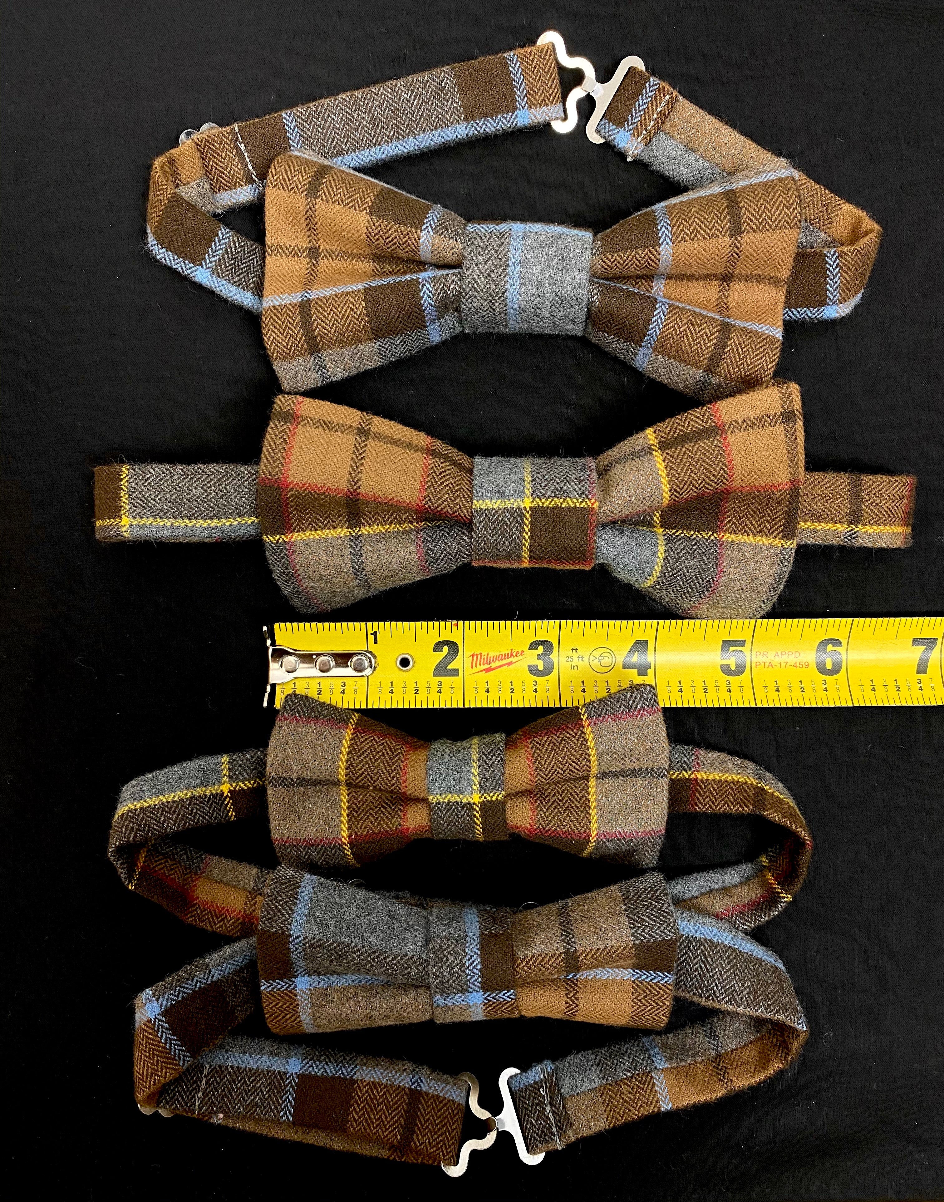 Bow Ties - Outlander Clan Fraser and MacKenzie Inspired - Child and Adult Sizes