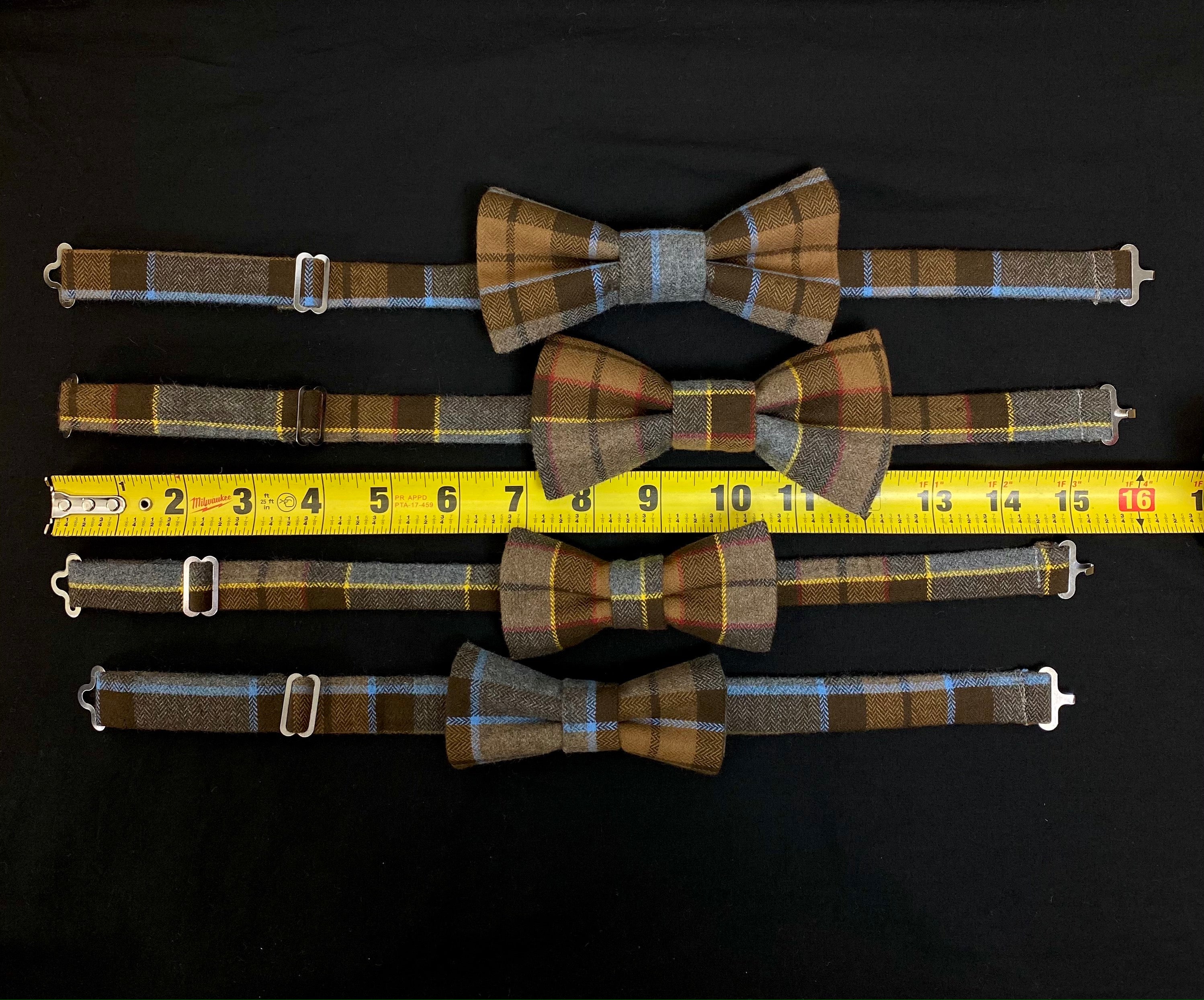 Bow Ties - Outlander Clan Fraser and MacKenzie Inspired - Child and Adult Sizes