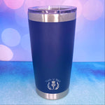 Alba Gu Bràth, Scotland Forever Saltire Flag Laser Engraved Powder Coated 20oz Double Walled Insulated Tumbler