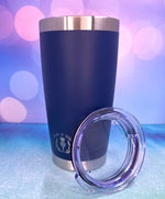 Believe in Yourself Nessie the Loch Ness Monster Laser Engraved Powder Coated 20oz Double Walled Insulated Tumbler