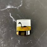 Nessie the Loch Ness Monster Small Enamel Coated Metal Pins