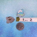 Nessie the Loch Ness Monster Small Enamel Coated Metal Pins