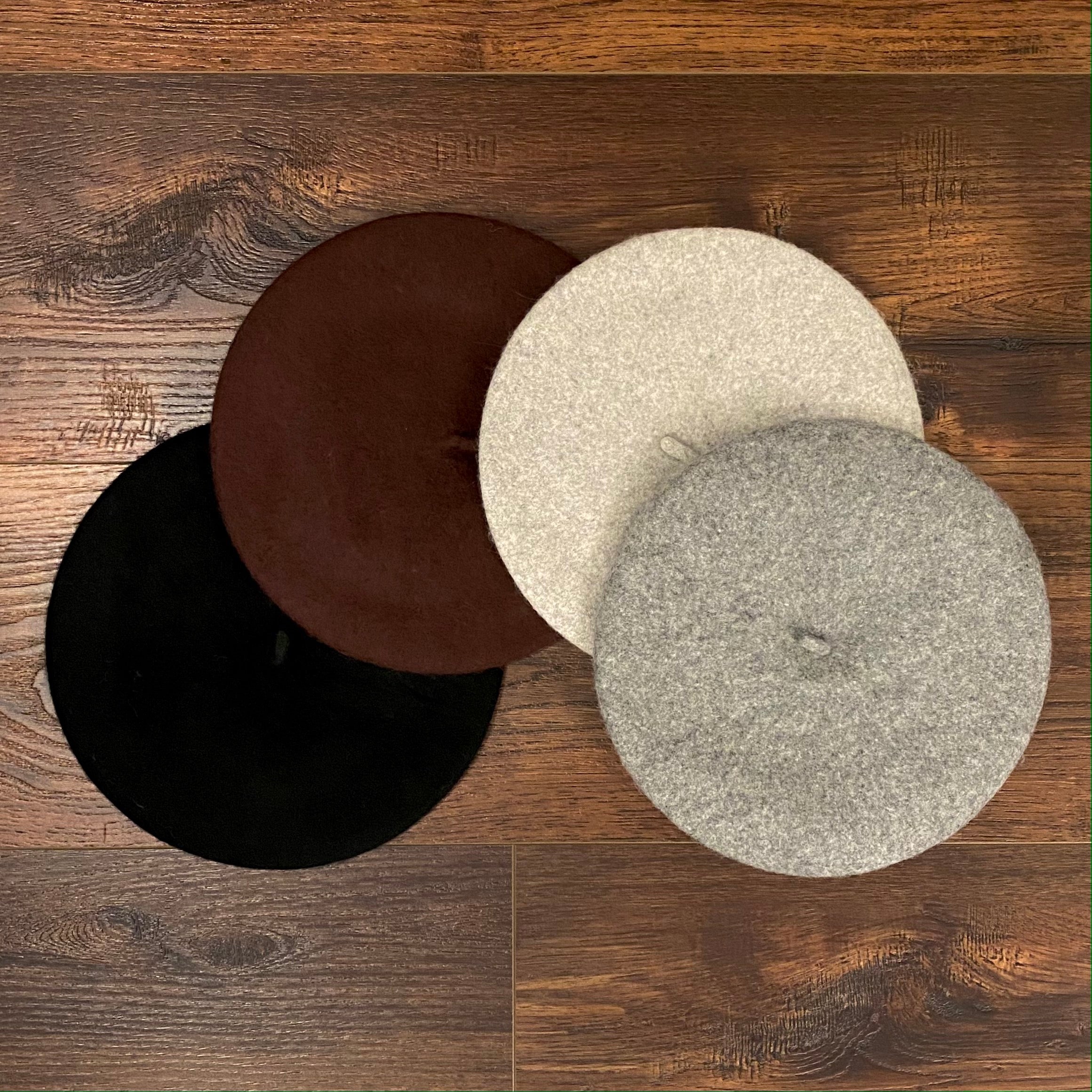 Wool Blend Felt Tam O'Shanter - Scottish Bonnet, Beret Hat - Now in 5 Colors!