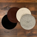 Wool Blend Felt Tam O'Shanter - Scottish Bonnet, Beret Hat - Now in 9 Colors!